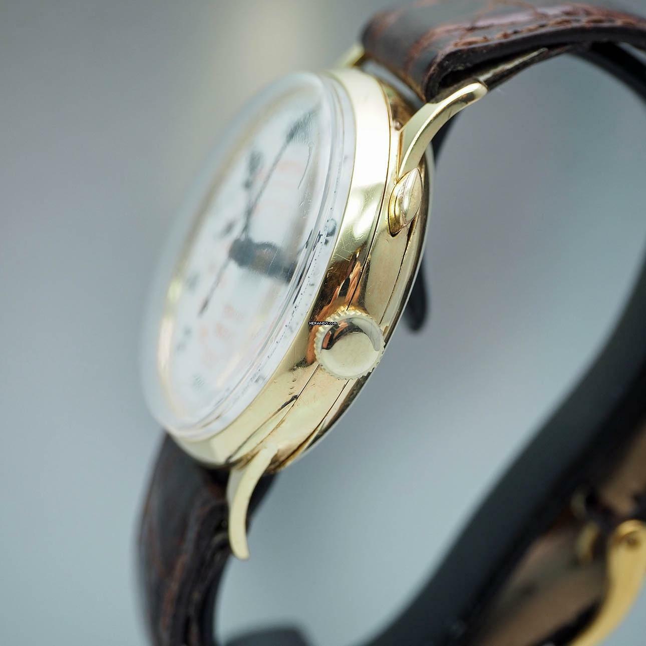 Thumbnail von H.Moser & Cie. Chronograph Monopusher Vintage um 1930 Enamel dial RARE