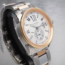 Thumbnail von Cartier Calibre de Cartier W7100036 Stahl/Rosegold 18k B+P NEU ungetragen