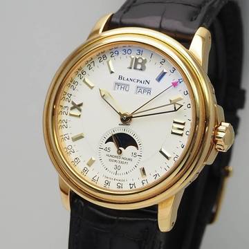  Blancpain Léman Complete Calendar Moonphase Gold 18k/750 B+P 
