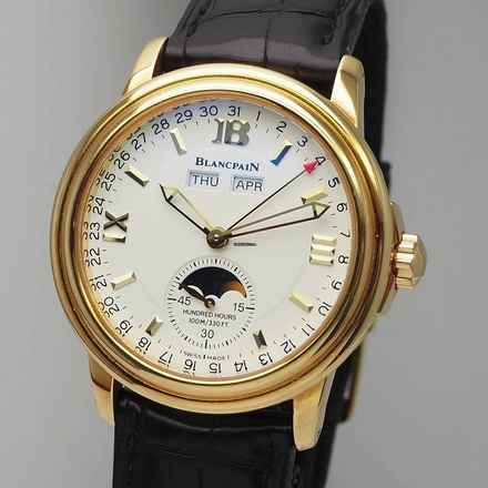  Blancpain Léman Moonphase Complete Calendar Moonphase Gold 18k/750 B+P 