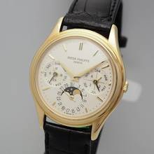 Thumbnail von Patek Philippe Perpetual Calendar Ref: 3940 Box+Papiere 1992 (Full Set)