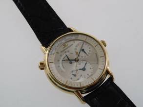 Thumbnail von Jaeger-LeCoultre Master Geographic 18K Gelbgold im Full Set Herrenuhr im Best Zustand 38 mm </h1>