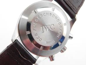 Thumbnail von IWC Fliegeruhr Chronograph Fliegerchronograph 3706 Automatik 39 mm im TOP Zustand mit schwarzem Zifferblatt Day Date