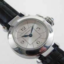 Thumbnail von Cartier Pasha Lady 2973 mit Krokoband und Cartier Faltschließe im Top Zustand </h1>