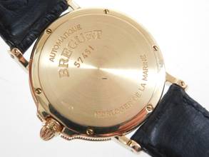 Thumbnail von Breguet Marine Herrenuhr 33 mm 18 Karat Gelbgold Automatik Kaliber 889 mit Faltschließe TOP </h1>