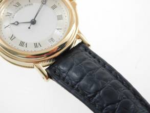 Thumbnail von Breguet Marine Herrenuhr 33 mm 18 Karat Gelbgold Automatik Kaliber 889 mit Faltschließe TOP </h1>