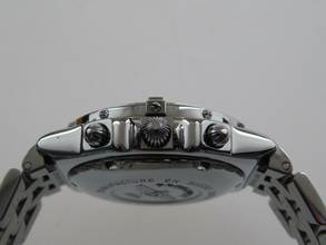 Thumbnail von Breitling Chronomat Vitesse Stahl mit Pilotband und weißem Zifferblatt 39mm Automatik </h1>