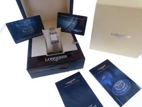 Thumbnail von Longines DolceVita Dolce Vita Damenuhr mit original Brillantbesatz 21mm x 29mm im Full Set aus 2013
