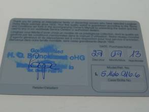 Thumbnail von Longines DolceVita Dolce Vita Damenuhr mit original Brillantbesatz 21mm x 29mm im Full Set aus 2013