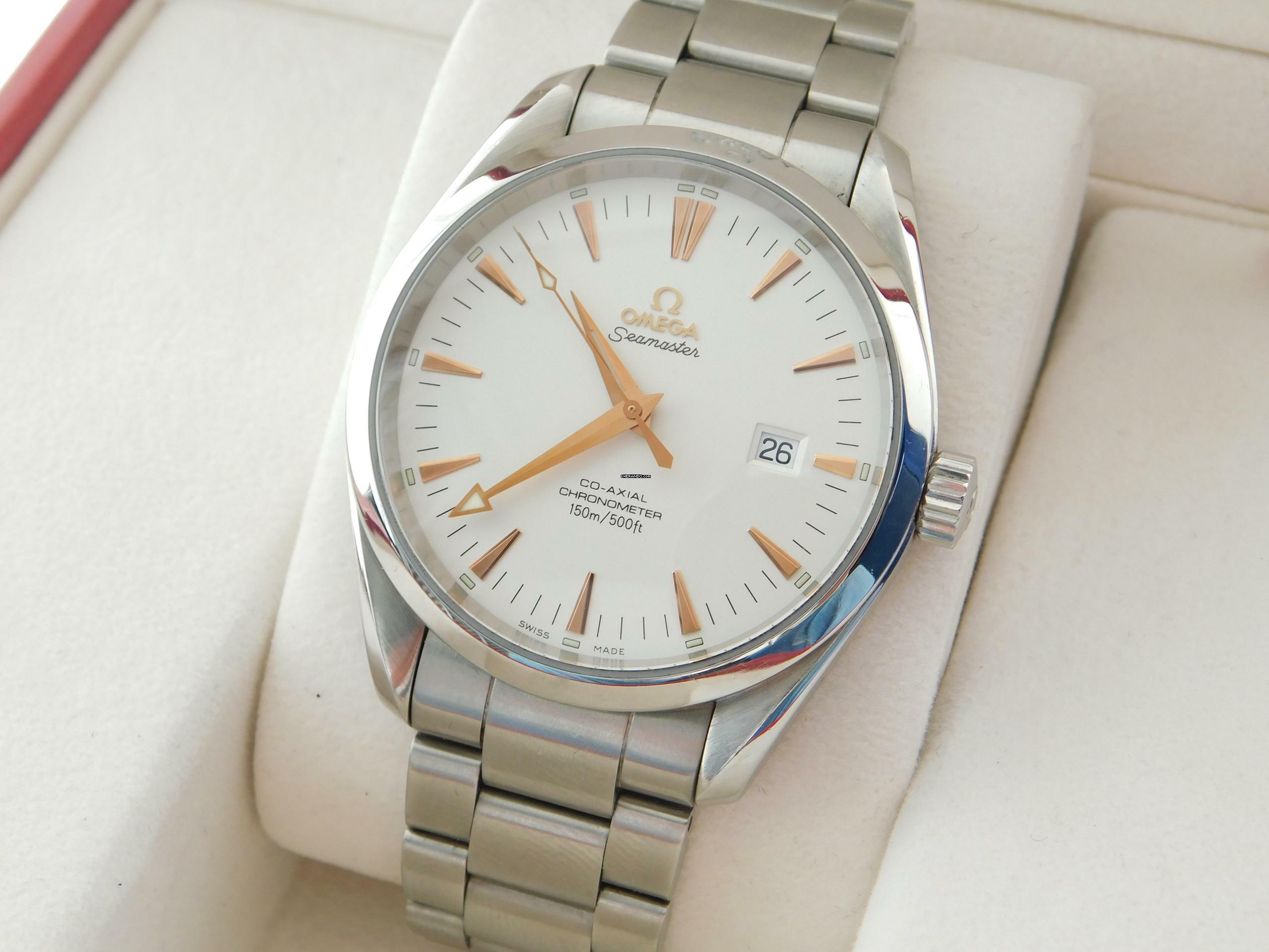  Omega Seamaster Aqua Terra Herrenuhr Automatik 42mm im Full Set Top Zustand </h1> 