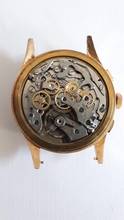 Thumbnail von Zelus Chronographe Suisse 18 Karat Rosegold Handaufzug 37,5mm Herrenuhr 50 er