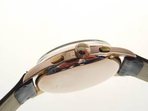 Thumbnail von Zelus Chronographe Suisse 18 Karat Rosegold Handaufzug 37,5mm Herrenuhr 50 er