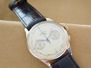 Thumbnail von Zelus Chronographe Suisse 18 Karat Rosegold Handaufzug 37,5mm Herrenuhr 50 er