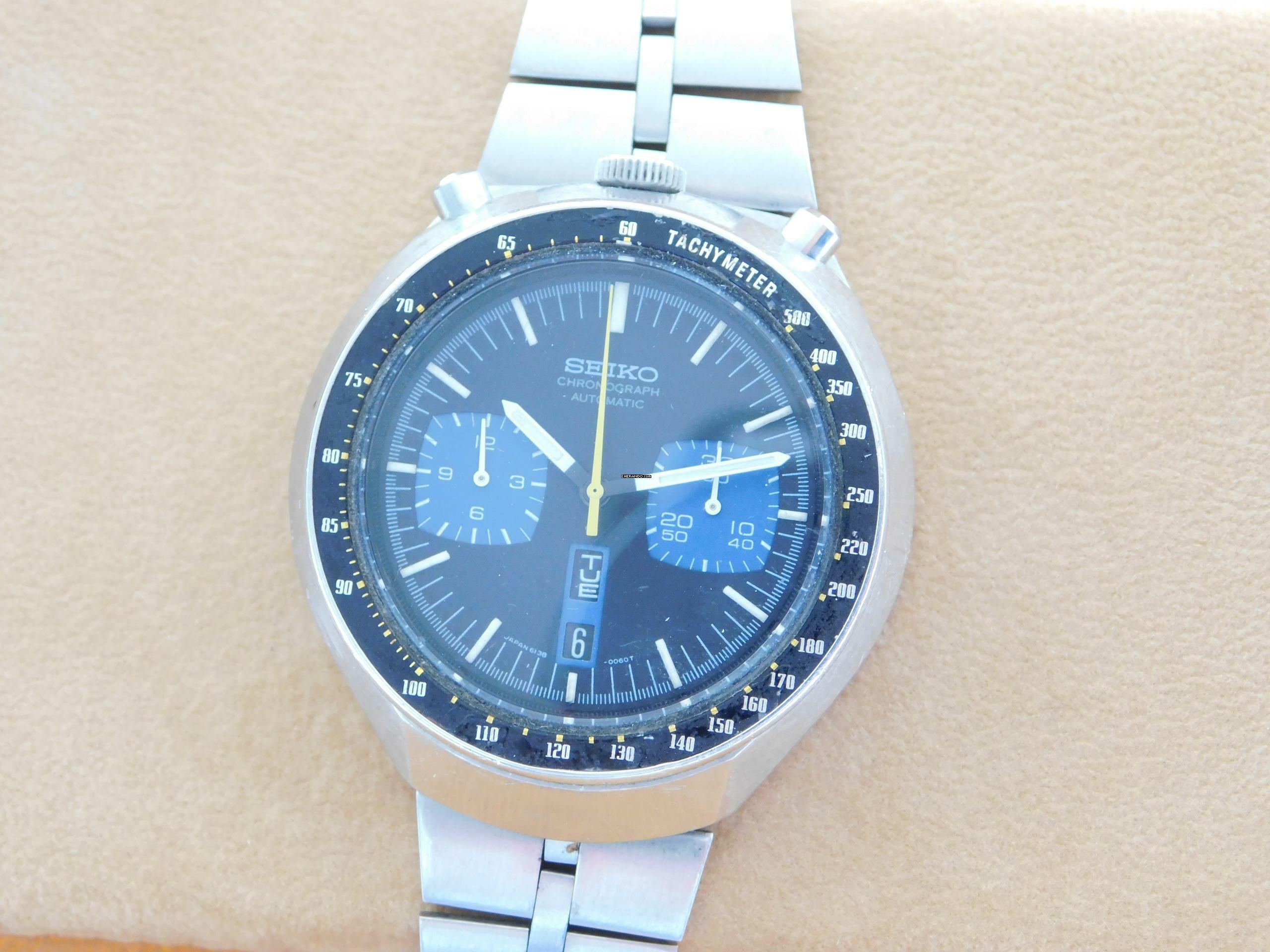 Thumbnail von Seiko Bullhead im original Zustand sehr schöner Vintage Klasiker </h1>