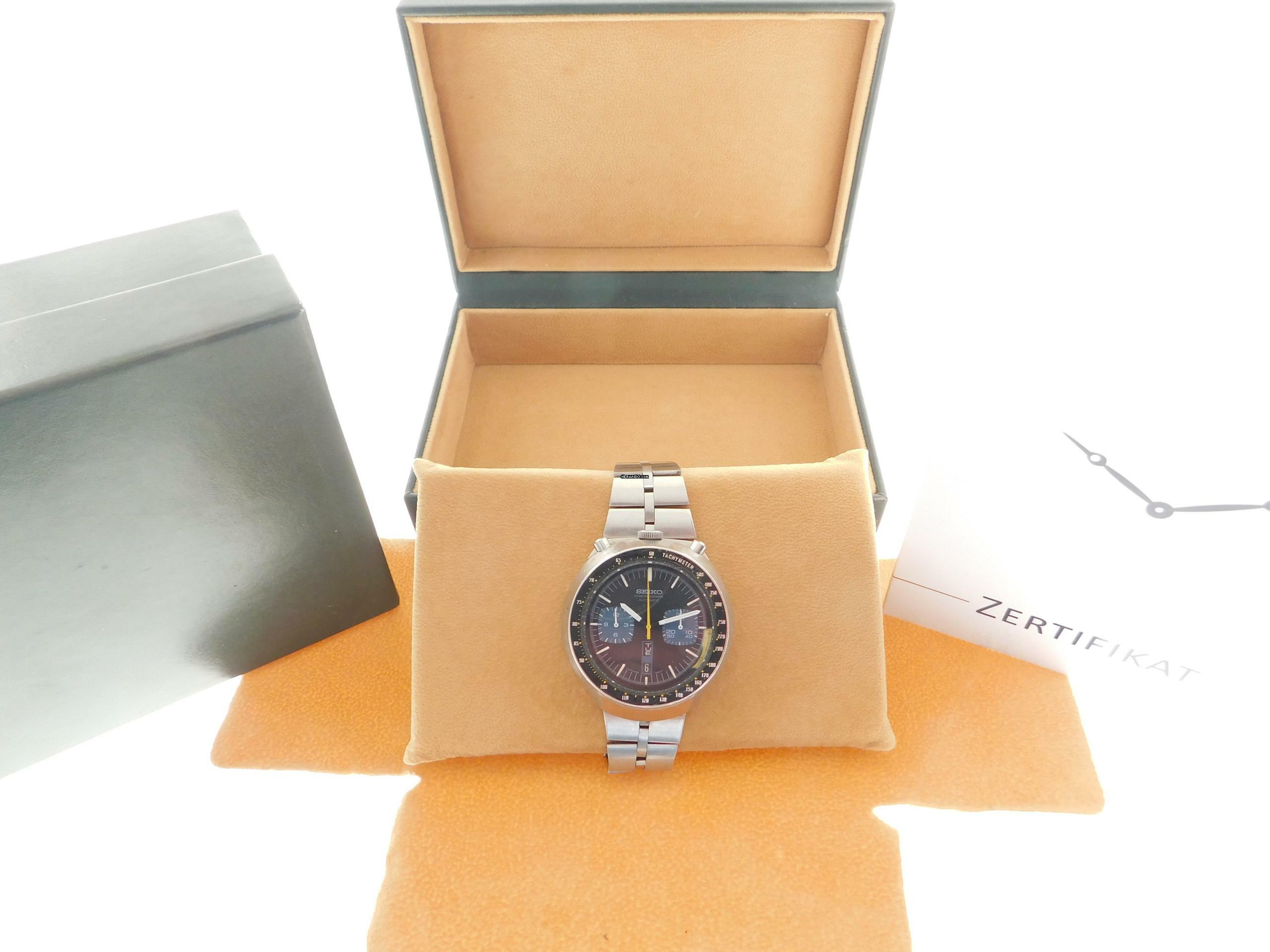 Thumbnail von Seiko Bullhead im original Zustand sehr schöner Vintage Klasiker </h1>