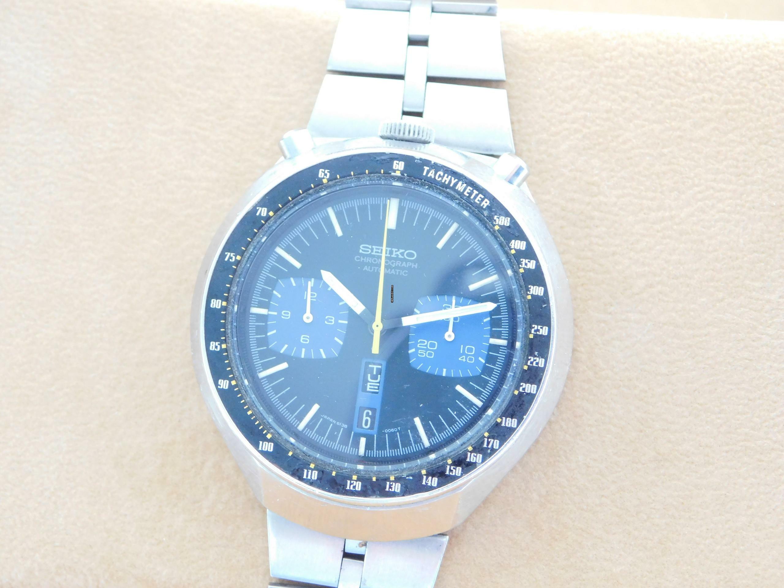 Thumbnail von Seiko Bullhead im original Zustand sehr schöner Vintage Klasiker </h1>