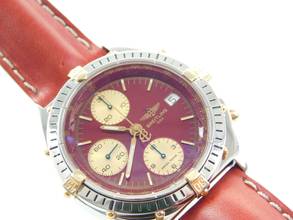 Thumbnail von Breitling Chronomat Stahl Gold rotes Blatt Der Klassiker im Top Zustand Echte Rarität </h1>