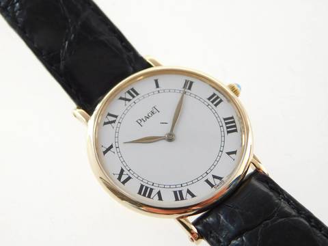  Piaget Classic 18 Karat Gold Handaufzug im Top Zustand Kaliber 9P Damenuhr 27mm </h1> 