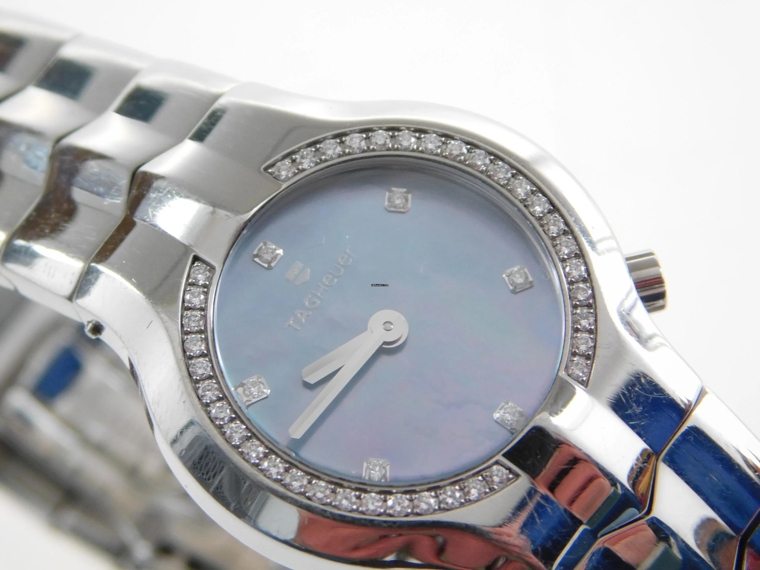 TAG Heuer Alter Ego Damenuhr mit original Brillantbesatz tolle Damenuhr </h1>