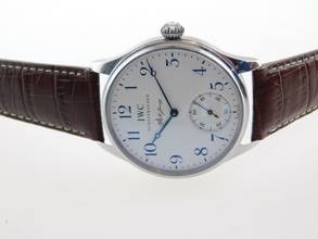 Thumbnail von IWC Portugieser Handaufzug F.a. Jones Limited Ed. Handaufzug Herrenuhr 43 mm Glasboden im Top Zustand </h1>