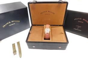 Thumbnail von Franck Muller 18 Karat Gelbgold Curvex Lady im Full Set Handaufzug Top Zustand 25mm </h1>