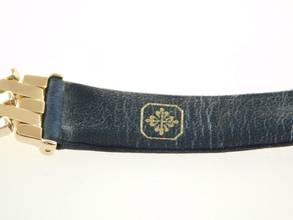 Thumbnail von Patek Philippe 18 Karat Gelbgold 4814 Patek Calatrava Lady mit original Brillantbesatz wie Neu </h1>