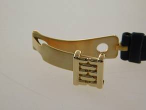 Thumbnail von Patek Philippe 18 Karat Gelbgold 4814 Patek Calatrava Lady mit original Brillantbesatz wie Neu </h1>