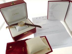 Thumbnail von Cartier Pasha de Cartier Chronograph mit original Brillantbesatz im Full Set wie Ladenneu