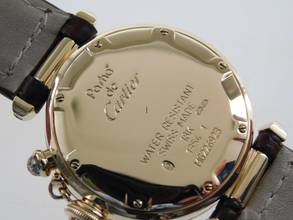 Thumbnail von Cartier Pasha de Cartier Chronograph mit original Brillantbesatz im Full Set wie Ladenneu