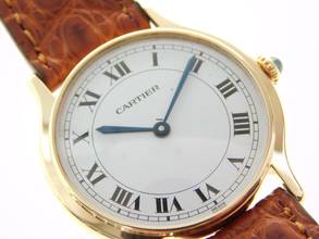 Thumbnail von Cartier Riviera 18 Karat Gelbgold 31 mm mit original Paris Zifferblatt Handaufzug </h1>