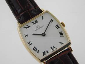Thumbnail von Jaeger-LeCoultre Classic 18 Karat Gelbgold Tonneau Handaufzug Vintage NOS 26 x 34 mm C 818/1C