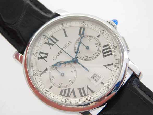  Cartier Rotonde de Cartier Herrenuhr Automatik Chronograph 40 mm im Top Zustand </h1> 