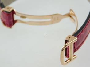 Thumbnail von Cartier Tank Louis Cartier 18 Karat Sunset Spezial mit original Brillantbesatz im Full Set wie NEU