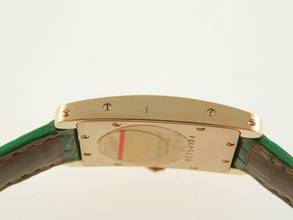 Thumbnail von Cartier Tank Américaine 18 Kt Gelbgold Tank Américaine mit original Brillantbesatz & Faltschließe Tresoruhr Full S </h1>