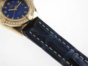 Thumbnail von Breitling Callistino 18 Kt Gelbgold Callistino mit original Brillantlünette Damenuhr 28mm im Top Zustand </h1>