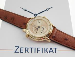 Thumbnail von Jaeger-LeCoultre Master Geographic 18K Gold Automatik Herrenuhr im Best Zustand 38mm </h1>