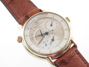 Thumbnail von Jaeger-LeCoultre Master Geographic 18K Gold Automatik Herrenuhr im Best Zustand 38mm </h1>