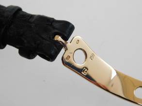 Thumbnail von Audemars Piguet Royal Oak 18 Karat Gelbgold Royal Oak Medium mit original Brillantbesatz,Datum 28 mm Faltschließe </h1>