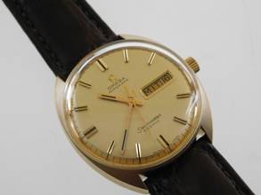 Thumbnail von Omega Seamaster massiv 18 Karat Gelbgold Automatik 35 mm Cal 752 Tool 107 v. 1969
