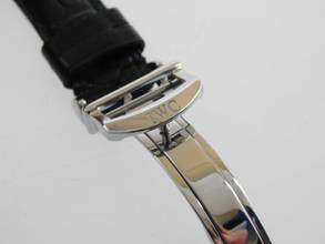 Thumbnail von IWC Da Vinci Perpetual Calendar Ewiger Kalender in Edelstahl revisioniert im Top Zustand mit Krokoband deutsch </h1>