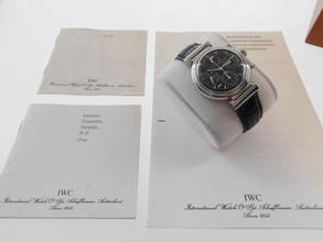 Thumbnail von IWC Da Vinci Perpetual Calendar Ewiger Kalender in Edelstahl revisioniert im Top Zustand mit Krokoband deutsch </h1>