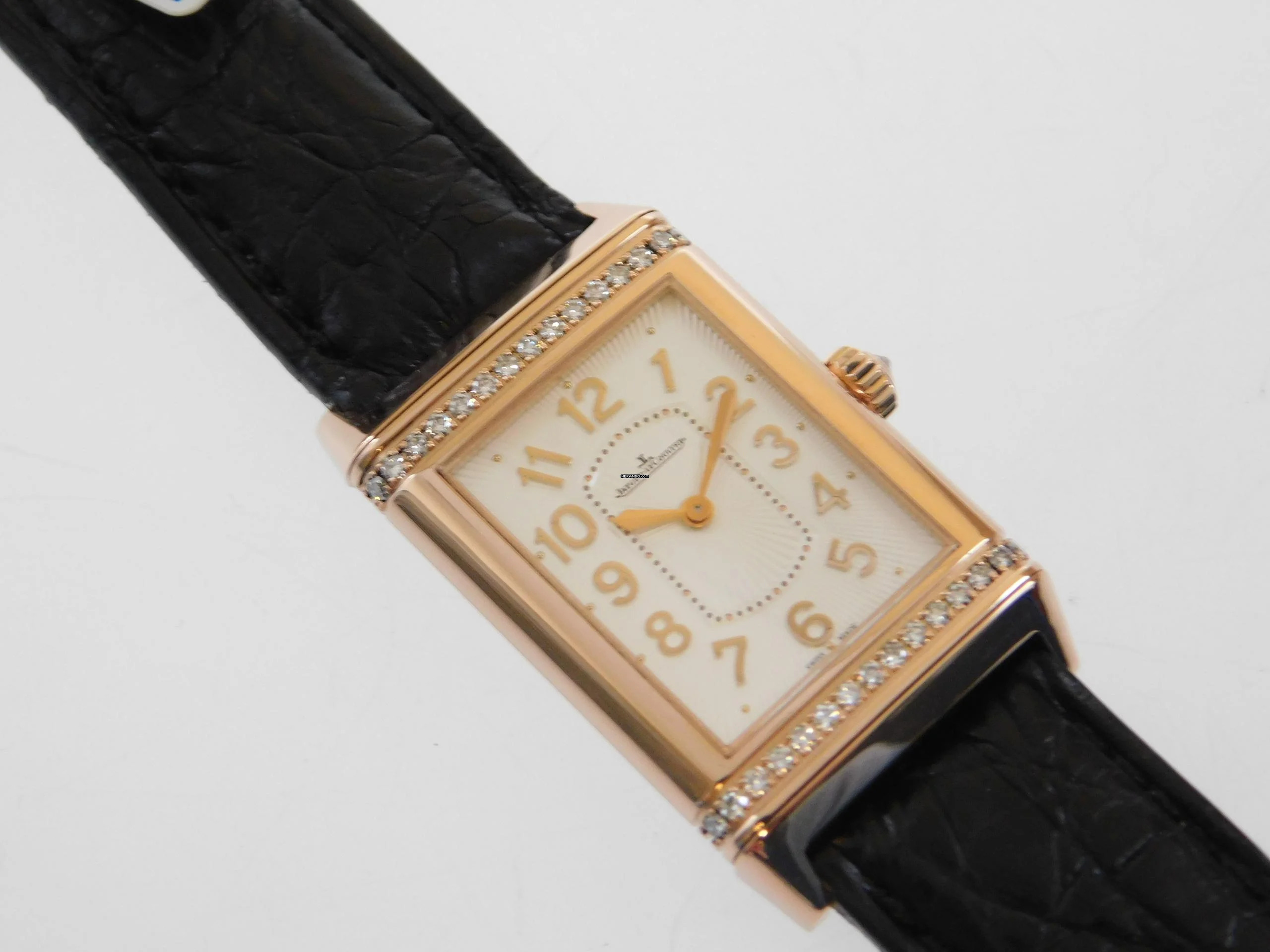 Jaeger-LeCoultre Grande Reverso Ultra Thin Diamonds 18 Karat Rosegold im Full Set TOP </h1>