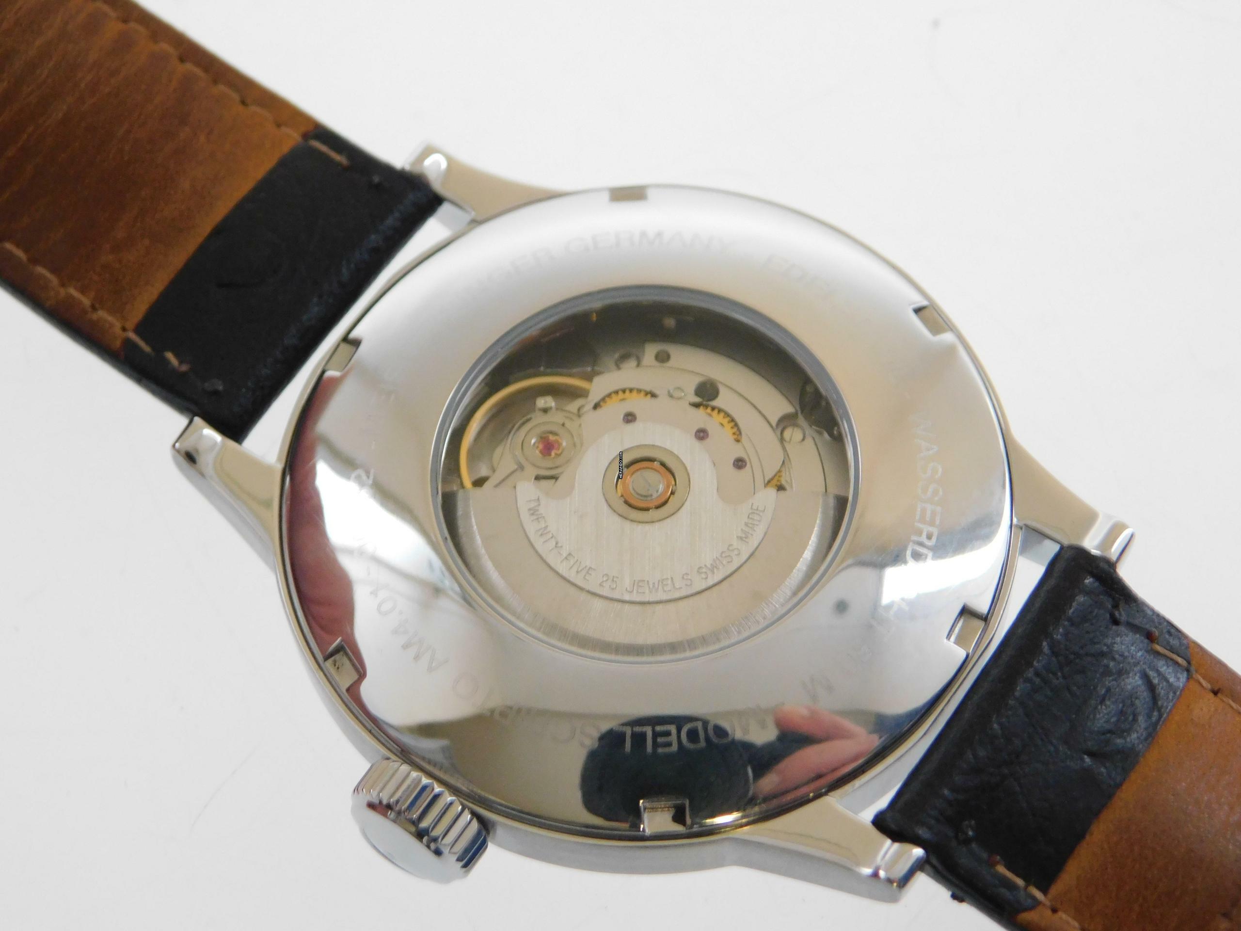 Thumbnail von Meistersinger Scrypto Automatik Herrenuhr 43mm im Full Set aus 2002 </h1>