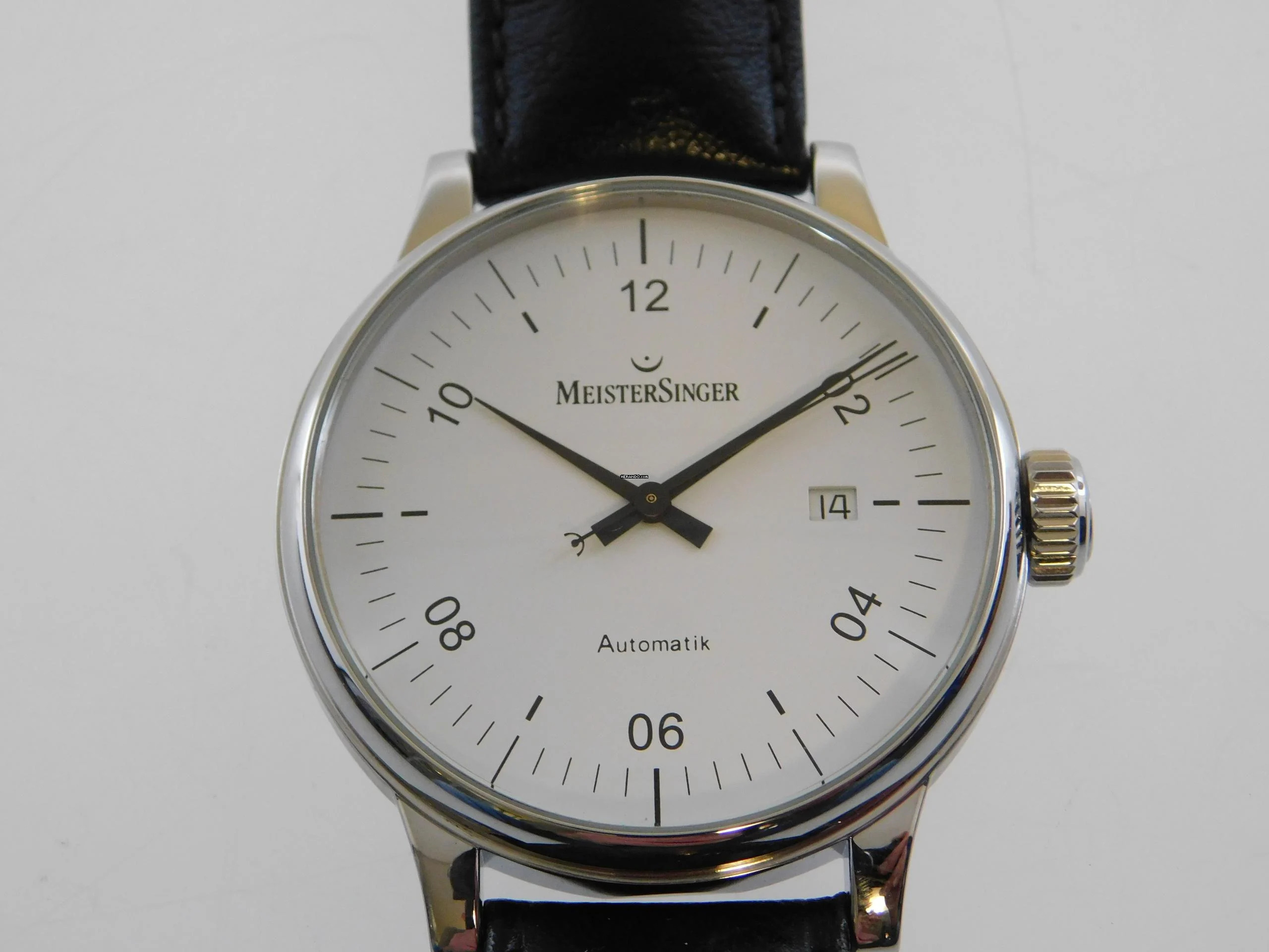 Thumbnail von Meistersinger Scrypto Automatik Herrenuhr 43mm im Full Set aus 2002 </h1>
