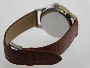 Thumbnail von IWC Herrenuhr Stahl 34 mm Automatik Oman Dial Datum Cal 8541B Rarität