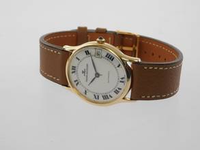 Thumbnail von Jaeger-LeCoultre 18 Karat Gelbgold Ovale Jumbo Automatik Date 31 x 39 mm Rarität im Top Zustand </h1>