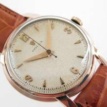 Thumbnail von Rolex Precision 18 Karat Rotgold Precision 40er Jahre Medium 31mm Handaufzug Kaliber 710 </h1>