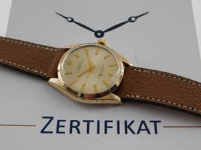 Thumbnail von Rolex Oyster Perpetual 34 Medium massiv 18 Kt Gelbgold 34 mm v 1959 im Top Zustand </h1>