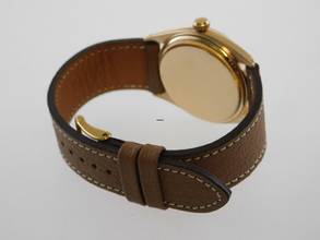 Thumbnail von Rolex Oyster Perpetual 34 Medium massiv 18 Kt Gelbgold 34 mm v 1959 im Top Zustand </h1>