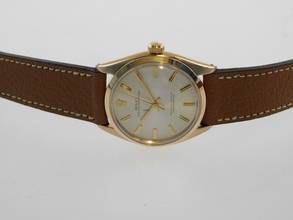 Thumbnail von Rolex Oyster Perpetual 34 Medium massiv 18 Kt Gelbgold 34 mm v 1959 im Top Zustand </h1>